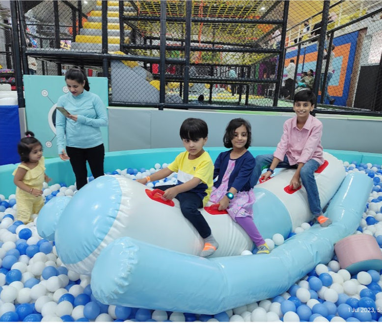 Kids Area In The Trampoline Park