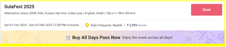 SulaFest 2025 - Tickets & Pricing