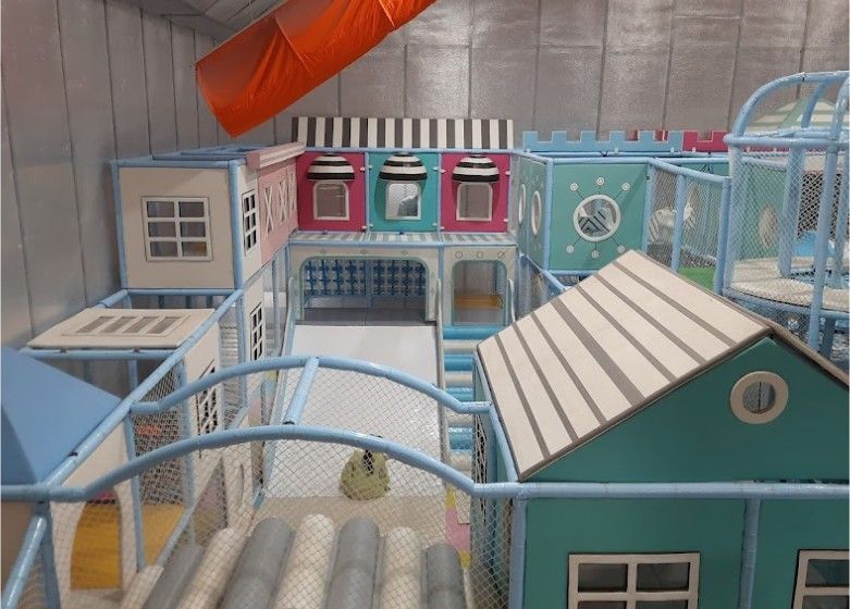 Kid's Area In The Trampoline Park Kid's Area In The Trampoline Park
