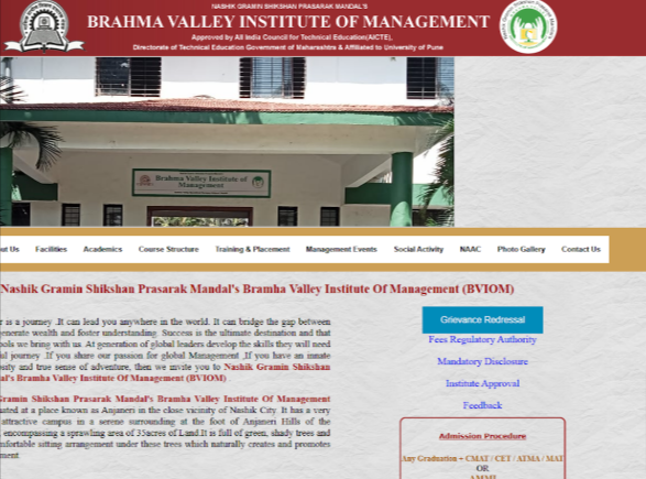 Brahma Valley Institute of Management Brahma Valley Institute of Management
