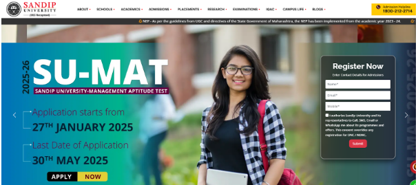 Sandip University MBA College In Nashik Sandip University MBA College In Nashik