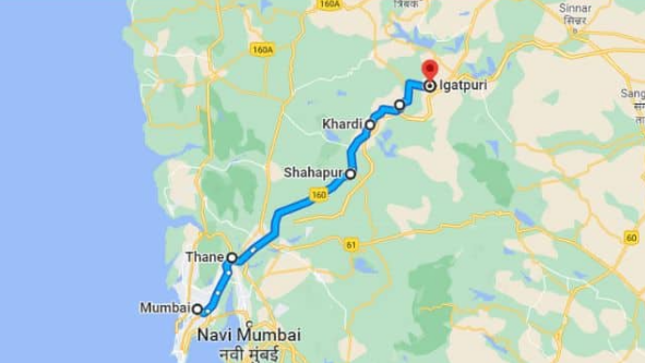 Mumbai To Igatpuri Distance